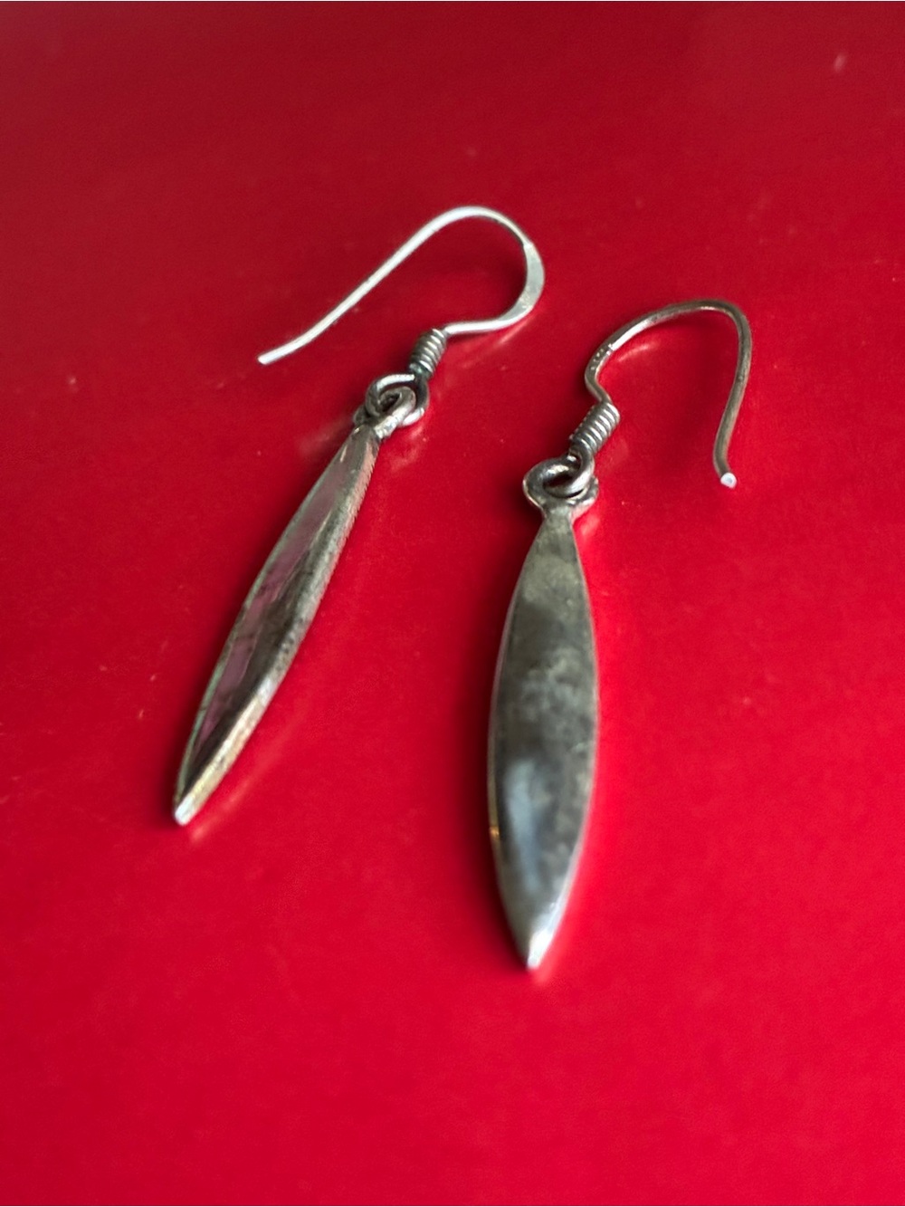 Earrings Classic Black Marcasite Dangle Earrings - Picture 4 of 5